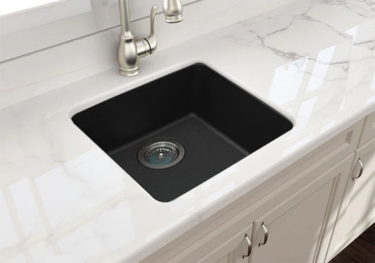 Quartz Undermount Kitchen Sink 381*457*220mm (QZ3845-MB)