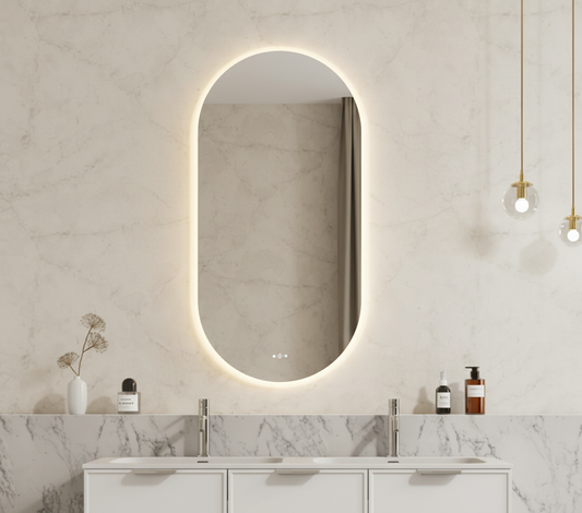 Ovian Backlit LED Mirror Smart Touch Free Controls 450*900mm OV4590BM