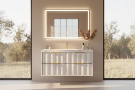 VITO ROCCA Wall Hung PVC Cabinet With Soft Closing Drawers 1200-1500mm