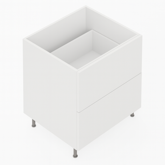 Kitchen Cabinet 3 Drawer Cupboard 400/450/500/600/700mm 2DB-400/450/500/600/700-BOX