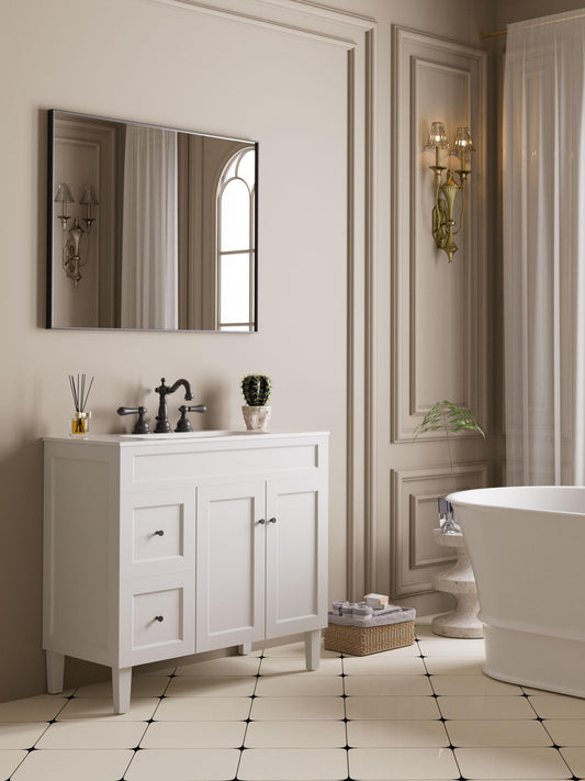 Vetra Aluminum Framed Mirror 5mm Copper Free with Safety Film 450/600/750/900/1200 VSFM4560/6075/7575/9075/1290-MB