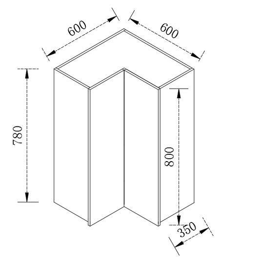 Kitchen Range hook Cabinet 2 Door Cupboard 600-800mm CFE-6060-700-BOX/CFE-8080-700-BOX/CFE-6060-800-BOX/CFE-8080-800-BOX