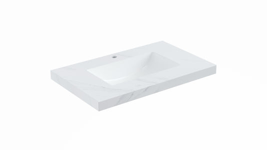 VITO DeLume SINTERED top seamless jointed with ceramic basin 600/750/900/1200/1500mm NDU64/74/94/124/154-TH/NTH