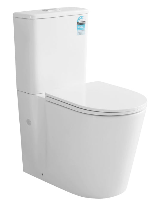 Alora Tornado Rimless Toilet Suite Dual Flush 655*385*840mm V034