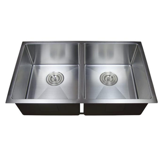 304 Double Stainless Steel Sink(PKS-775DR)775*450*220mm