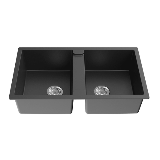 Quartz Top-mount Kitchen Sink 860*500*216mm (QZ8650D-MB)