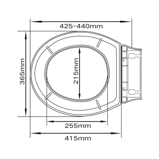 Toilet Cover Seat SC403