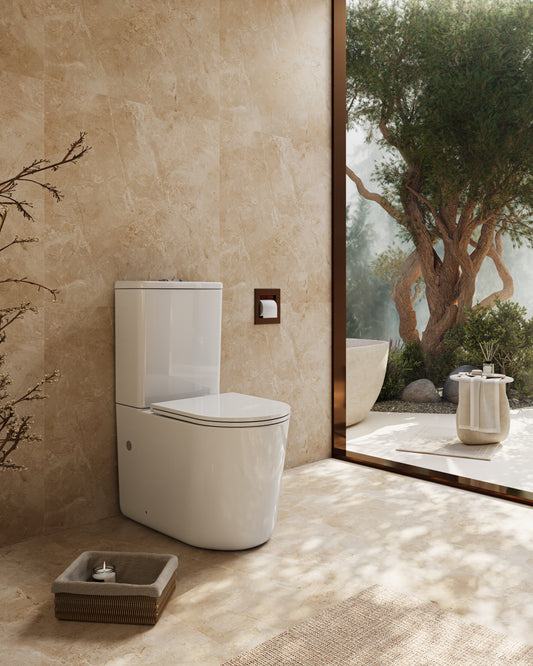 Mira Tornado Rimless Toilet Suite Dual Flush 655*385*835mm V037