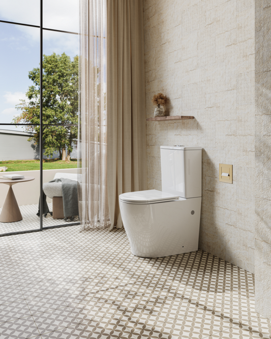 Lumia Tornado Rimless Toilet Suite Dual Flush 660*385*860mm V038