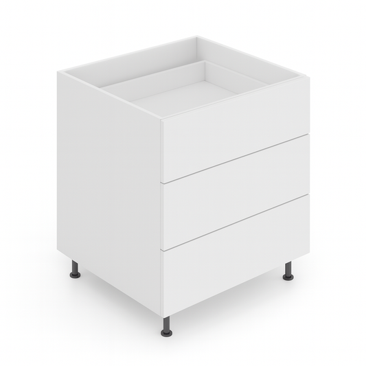 Kitchen Cabinet 3 Drawer Cupboard 400/450/500/550/600/700mm 3DB-400/450/500/550/600/650/700-BOX
