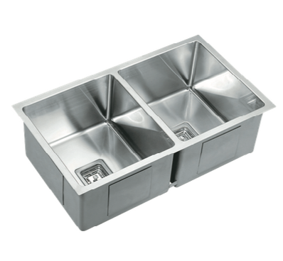 304 Double Stainless Steel Sink(PKS-1000S)1000×450×235mm