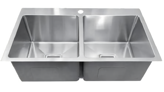 304 Double Stainless Steel Sink(PKS-775TPS)775×450×235mm
