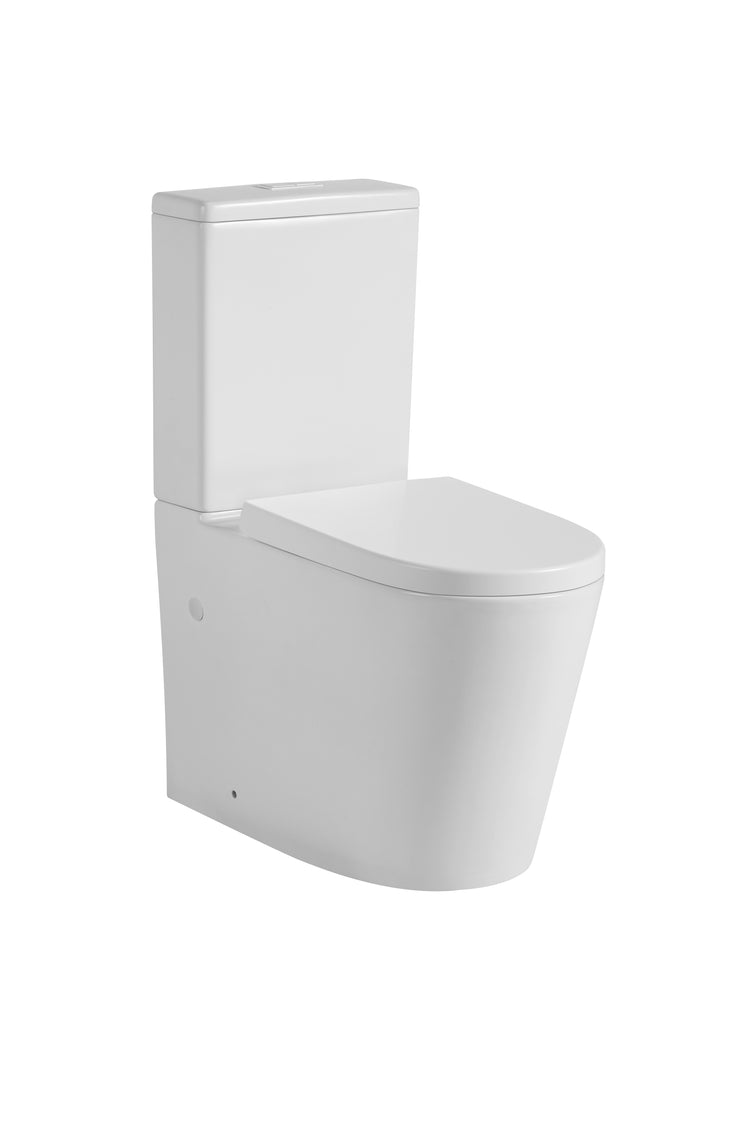 Roma Rimless Toilet Suite Dual Flush 655*385*870mm V022R/V022R-MB