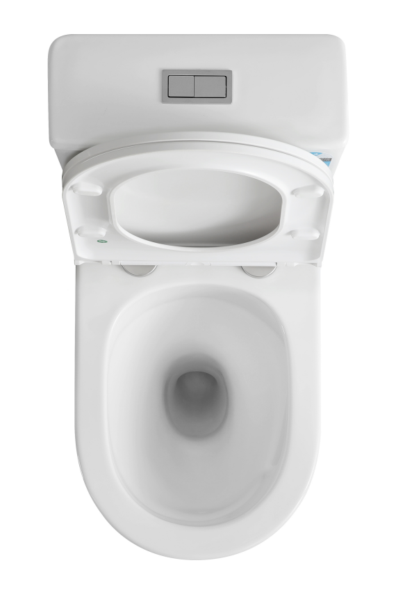 Dune Tornado Rimless Toilet Suite Dual Flush 655*385*840mm V035
