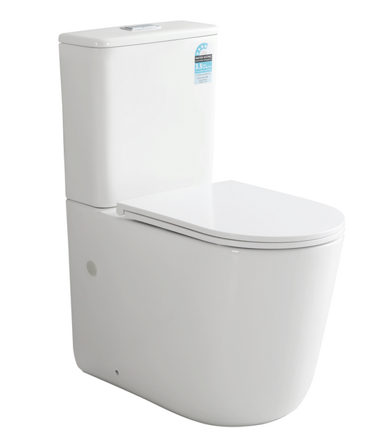 Mira Tornado Rimless Toilet Suite Dual Flush 655*385*835mm V037