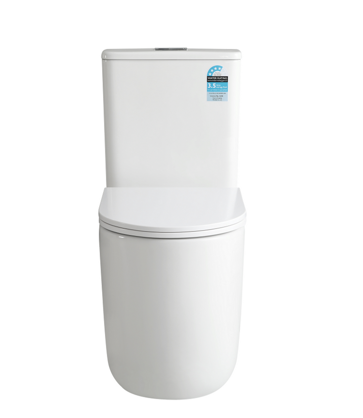 Mira Tornado Rimless Toilet Suite Dual Flush 655*385*835mm V037