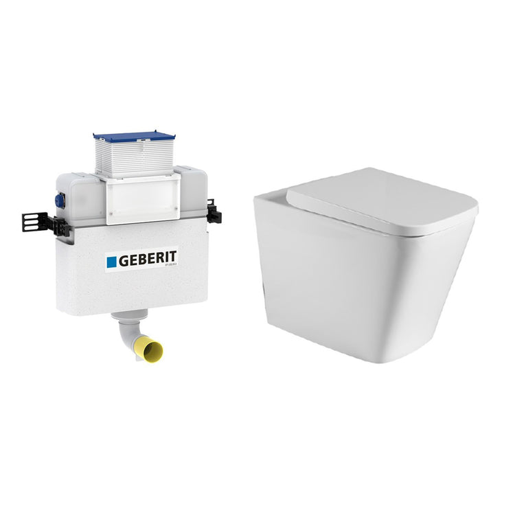 Qbist Geberit Inwall Floor Toilet Suite (Sigma8/Kappa + KDK103)