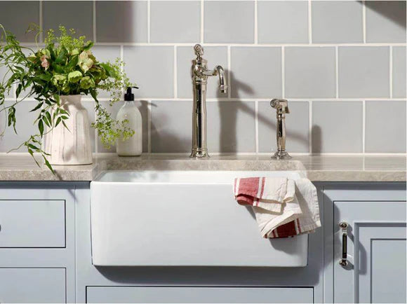 Chelsea Fireclay farmhouse sink 600*451*253mm (FCCT600GW/MB)