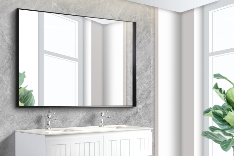 Vetra Aluminum Framed Mirror 5mm Copper Free with Safety Film 450/600/750/900/1200 VSFM4560/6075/7575/9075/1290-MB