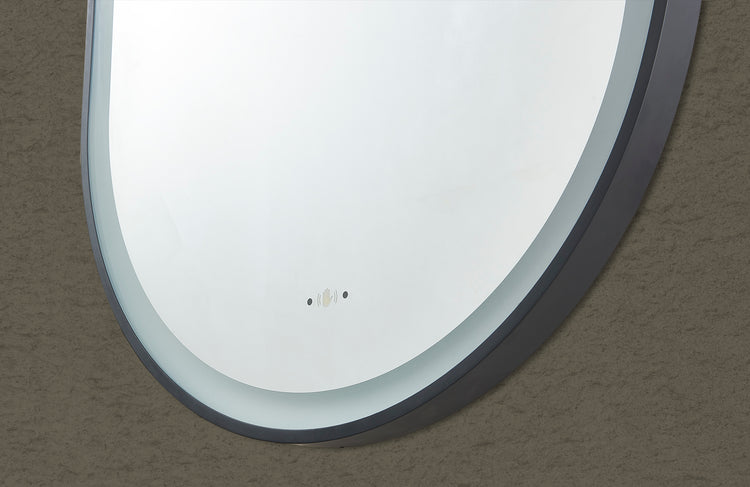 Lirra Iron Framed LED Mirror Electroplated 450/600mm LOFM4590/LOFM60100-MB/BG/BN/GM