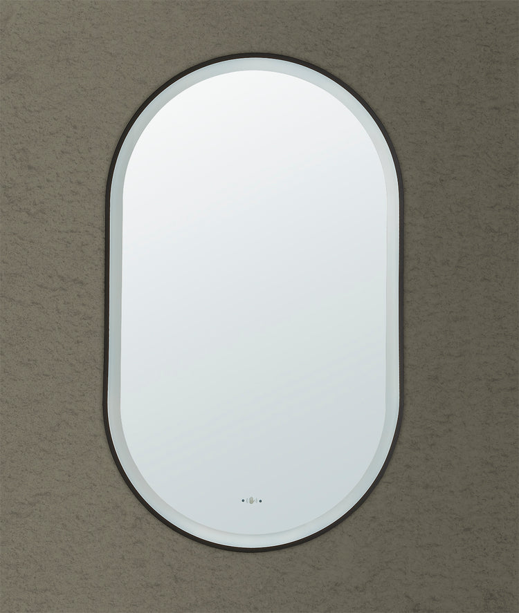 Lirra Iron Framed LED Mirror Electroplated 450/600mm LOFM4590/LOFM60100-MB/BG/BN/GM