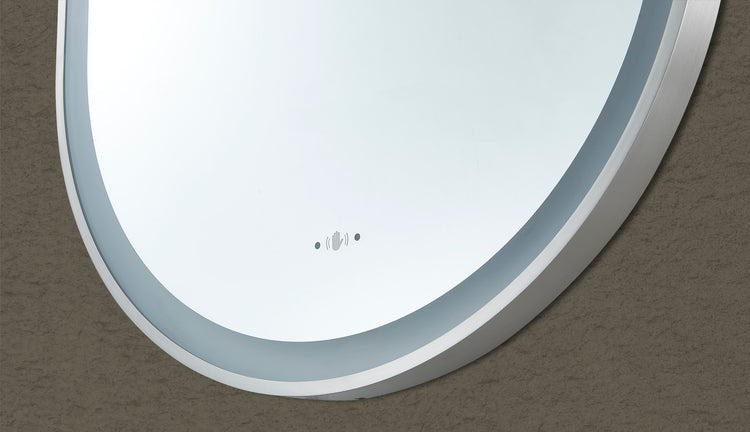 Lirra Iron Framed LED Mirror Electroplated 450/600mm LOFM4590/LOFM60100-MB/BG/BN/GM