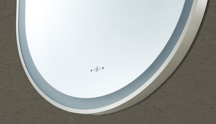 Lirra Iron Framed LED Mirror Electroplated 450/600mm LOFM4590/LOFM60100-MB/BG/BN/GM