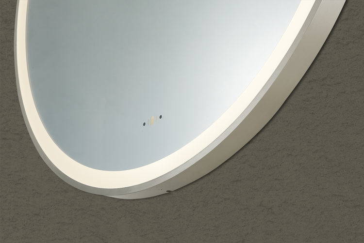 Lirra Iron Framed LED Mirror – Front & Backlit Smart touch free controls 600/800/900 LRFM600/LRFM800/LRFM900