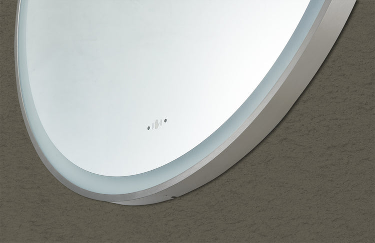 Lirra Iron Framed LED Mirror – Front & Backlit Smart touch free controls 600/800/900 LRFM600/LRFM800/LRFM900