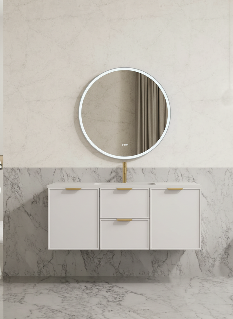 Lirra Iron Framed LED Mirror – Front & Backlit Smart touch free controls 600/800/900 LRFM600/LRFM800/LRFM900