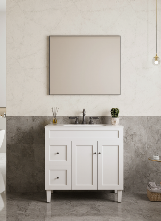 Vetra Aluminum Framed Mirror 5mm Copper Free with Safety Film 450/600/750/900/1200 VSFM4560/6075/7575/9075/1290-MB