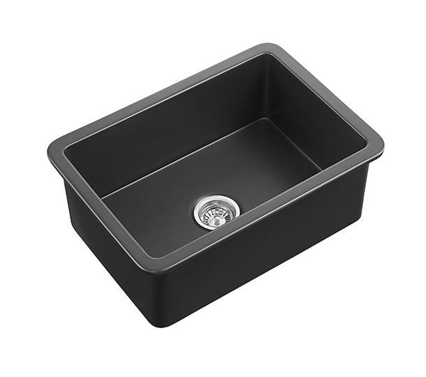 Camden Fireclay Square insert/undermound sinks 677*470*282mm (FCND677GW/MB)