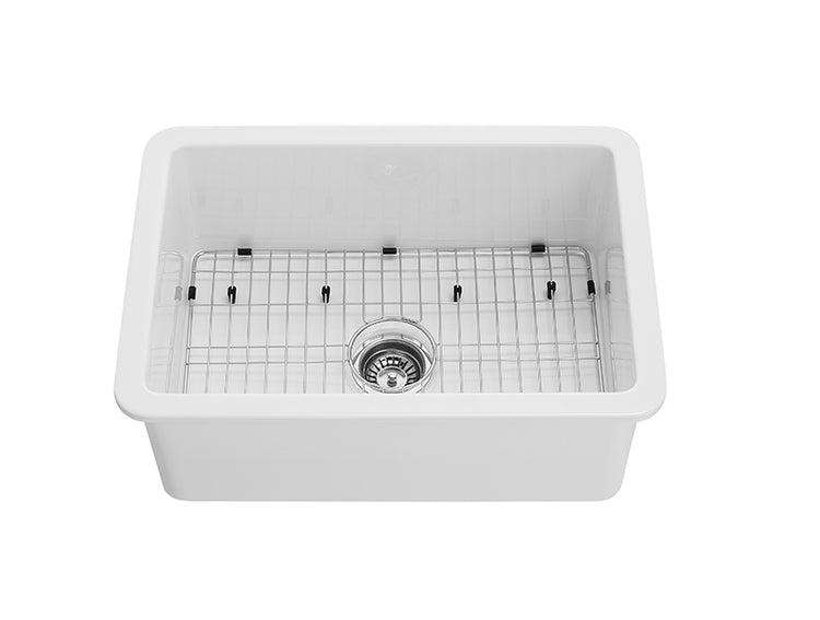 Camden Fireclay Square insert/undermound sinks 810*480*255mm (FCND810GW/MB)
