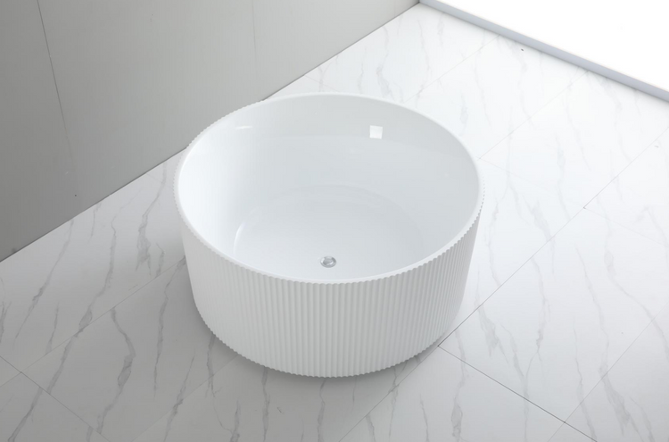 CETO Como round Groove bathtub 1280*1280*595mm COGV1280G W-NF