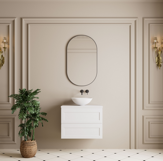 Vetra Aluminum Framed Mirror 5mm Copper Free with Safety Film 450*900/600*1000mm VOFM4590/VOFM60100-MB/BN/GM