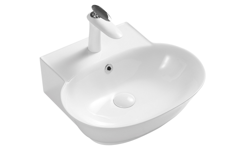 VITO Wall-Hung Ceramic Basin  500*450*155mm WH662