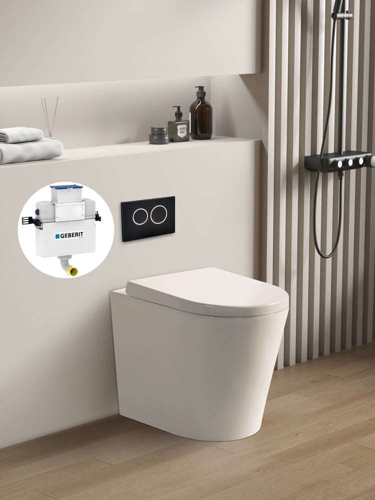Avery Geberit In Wall Floor Toilet Suite (Sigma8/Kappa + KDK102)