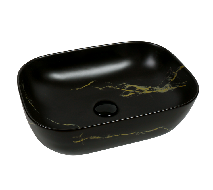 VITO NILAH Rectangular Premium Ceramic Above-Counter Basin 455*320*165mm NV03/NV06