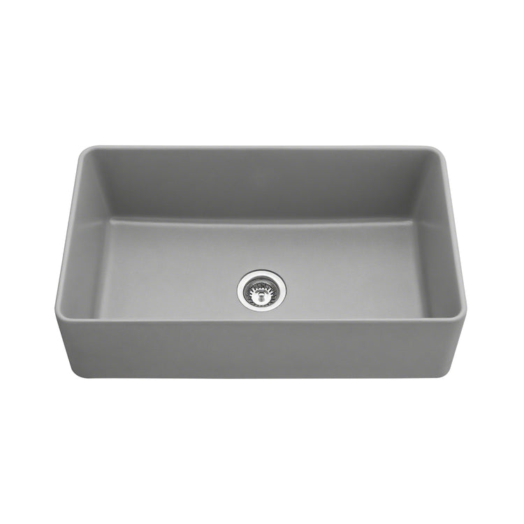 Quartz FARMHOUSE Kitchen Sink 838*482*262mm QZ8348S-MB/MW/MG