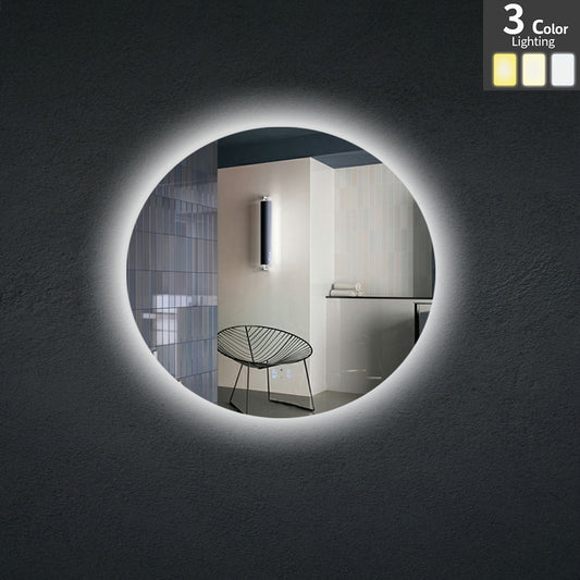 LED Backlit Mirror with Acrylic Strip Smart Touch Free Controls 600/700/800 UL600BM/UL700BM/UL800BM-AC