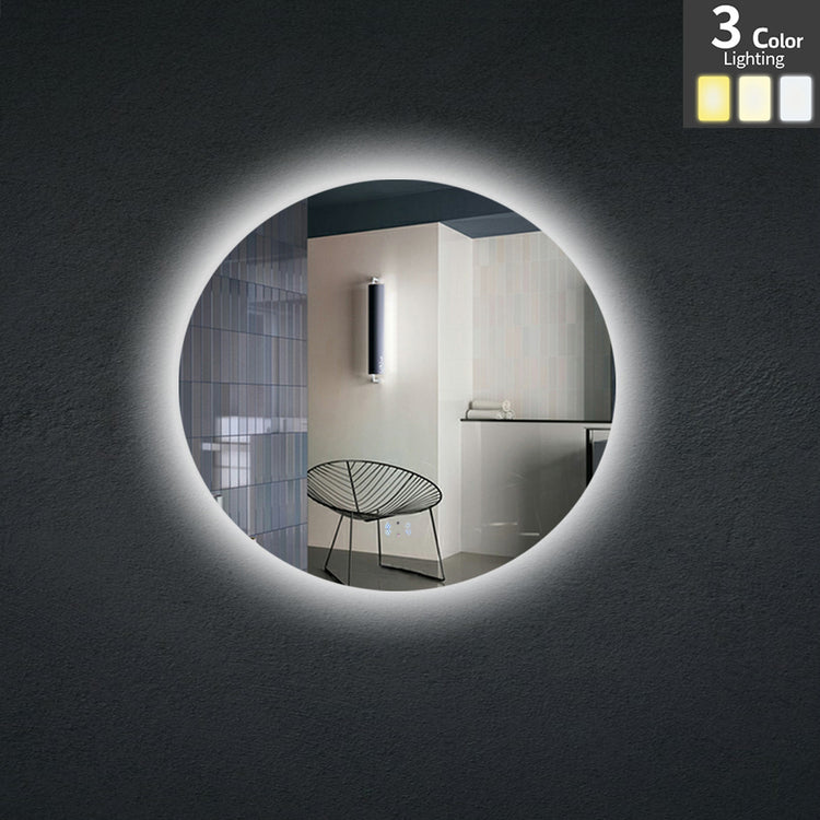 LED Backlit Mirror with Acrylic Strip Smart Touch Free Controls 600/700/800 UL600BM/UL700BM/UL800BM-AC