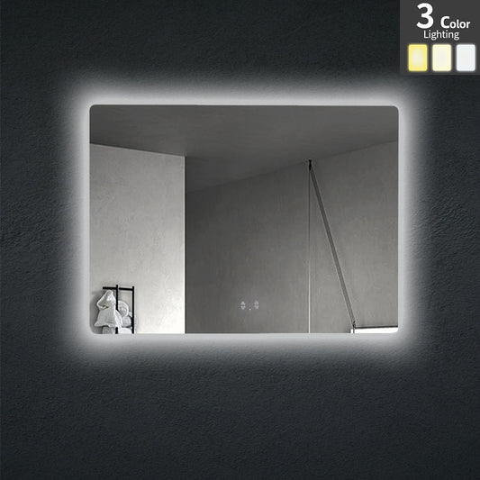 Ovian LED Back lit Mirror Pencil Edge Smart touch free controls 750/900/1200 OSPBM7560/9075/1280