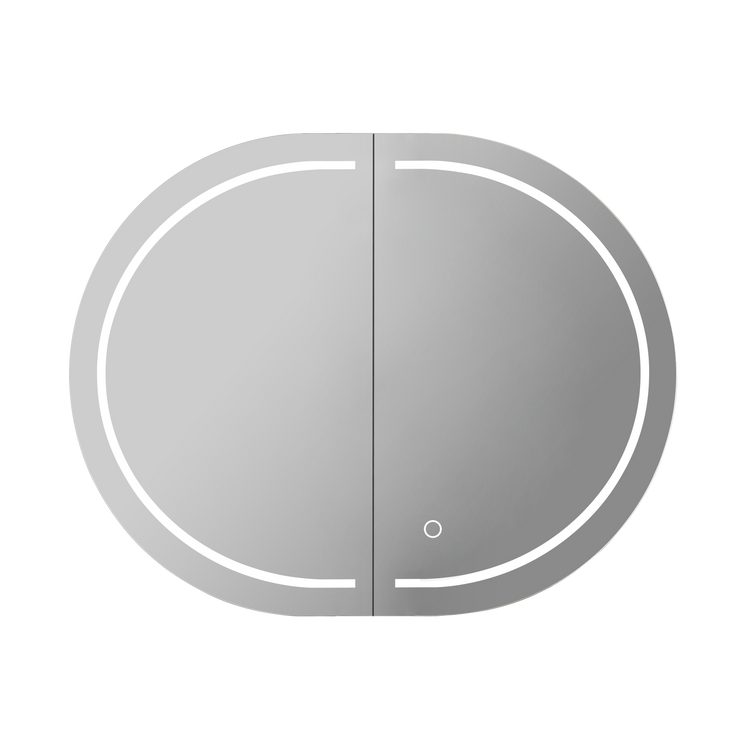 Lumero LED PVC Mirror Shaving Cabinet 900x600x155mm LOSV9060MW-LED/LOSV9060MB-LED