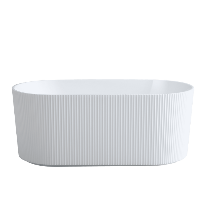 Ayana Fluted Freestanding Bathtub 1500/1700 ABAT1500/1700-GW/MW/MB