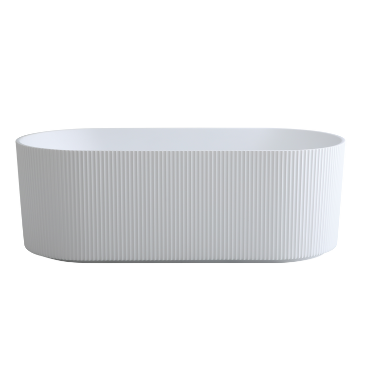Ayana Fluted Freestanding Bathtub 1500/1700 ABAT1500/1700-GW/MW/MB