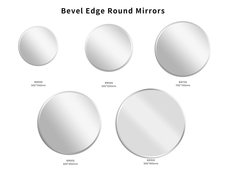 Round Bevel Edge Round Mirrors 600/700/800mm ORBM600/700/800