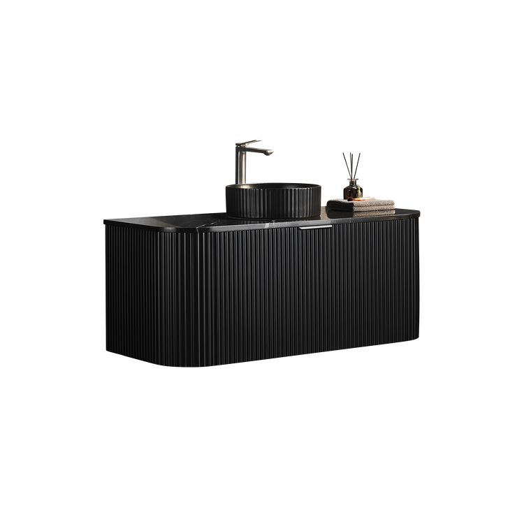 VITO AVANTTI Fluted Curved Vanity With Soft Closing Drawers 1200-1800mm (AVT1200W-AVT1800W)