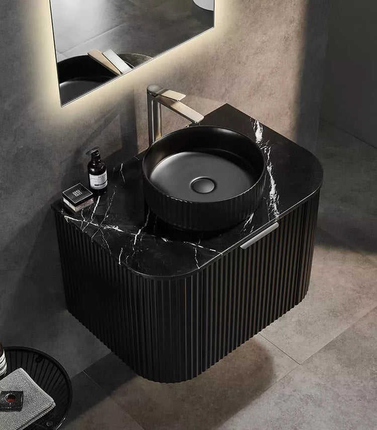 VITO AVANTTI Fluted Curved Vanity With Soft Closing Drawers 600-900mm (AVT600W-AVT900W)