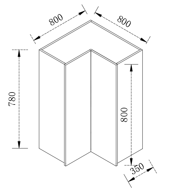 Kitchen Range hook Cabinet 2 Door Cupboard 600-800mm CFE-6060-700-BOX/CFE-8080-700-BOX/CFE-6060-800-BOX/CFE-8080-800-BOX