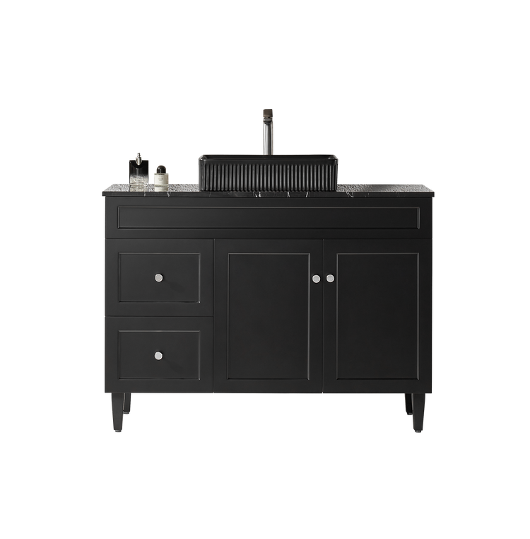 VITO  Hamilton Floor PVC Cabinet Soft Closing Door Left/Right Hand Drawers 1200mm HMT124LL/HMT124RL-MW/MB